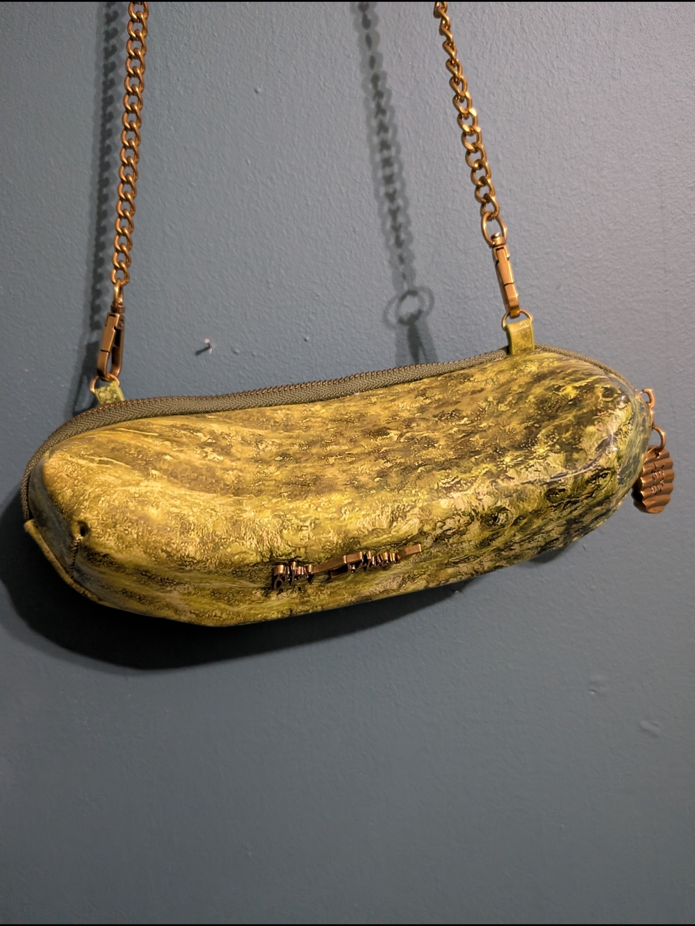 Betsy Johnson "Big Dill" Crossbody Bag